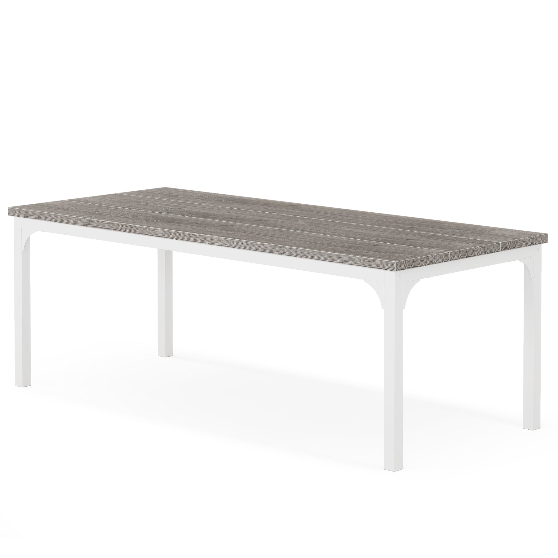 Wood Dining Table, 70.9" Farmhouse Kitchen Dinner Table for 6-8 Tribesigns